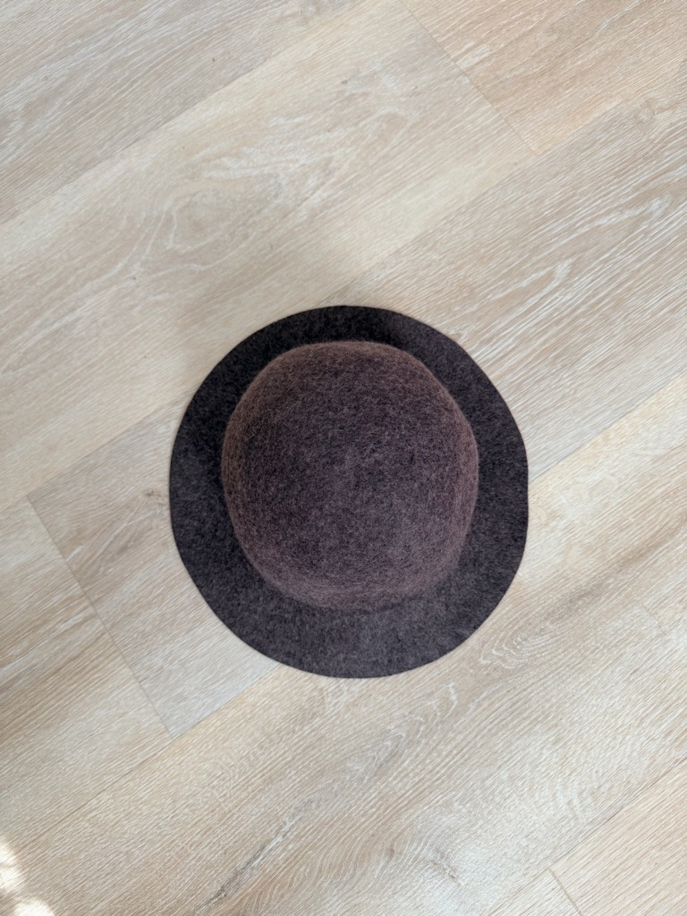 Soeur 100% Wool Cloche Bucket Hat Made in Italy French Minimalist Size 2 France - Picture 12 of 12
